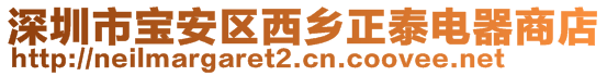 深圳市宝安区西乡正泰电器商店