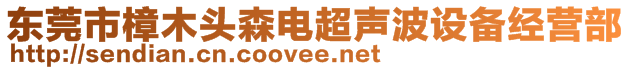 东莞市樟木头森电超声波设备经营部