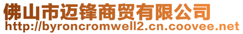 佛山市邁鋒商貿(mào)有限公司