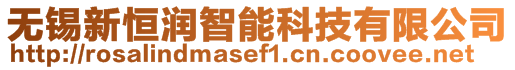 無錫新恒潤智能科技有限公司