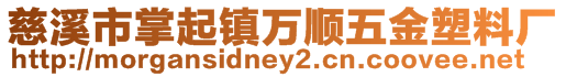 慈溪市掌起鎮(zhèn)萬順五金塑料廠