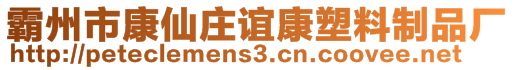 霸州市康仙莊誼康塑料制品廠