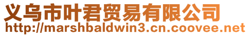 義烏市葉君貿易有限公司
