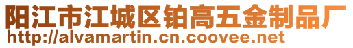 阳江市江城区铂高五金制品厂