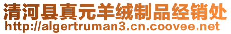 清河縣真元羊絨制品經(jīng)銷處