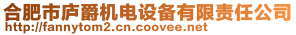 合肥市庐爵机电设备有限责任公司