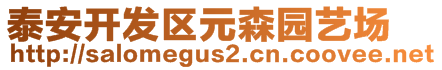 泰安開發區元森園藝場