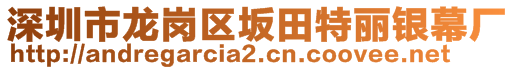 深圳市龍崗區(qū)坂田特麗銀幕廠