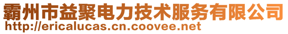 霸州市益聚電力技術(shù)服務(wù)有限公司