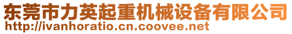 東莞市力英起重機械設備有限公司