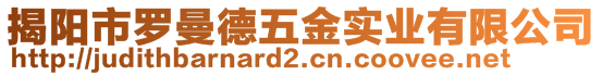 揭陽(yáng)市羅曼德五金實(shí)業(yè)有限公司