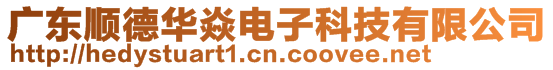 廣東順德華焱電子科技有限公司
