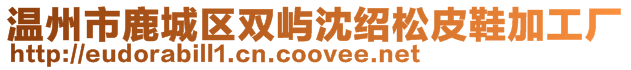 溫州市鹿城區(qū)雙嶼沈紹松皮鞋加工廠