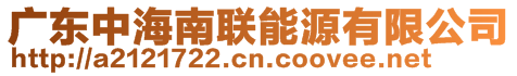 廣東中海南聯(lián)能源有限公司