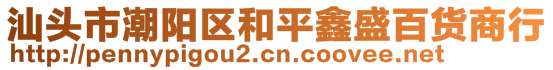 汕頭市潮陽區(qū)和平鑫盛百貨商行