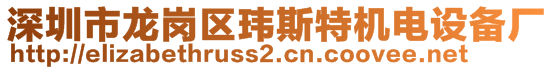 深圳市龙岗区玮斯特机电设备厂