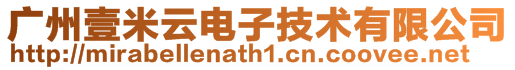 广州壹米云电子技术有限公司