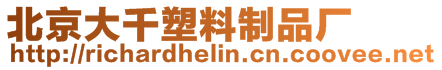 北京大千塑料制品廠