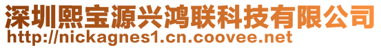 深圳熙宝源兴鸿联科技有限公司