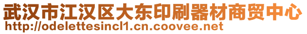 武漢市江漢區(qū)大東印刷器材商貿中心