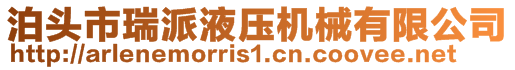 泊頭市瑞派液壓機械有限公司