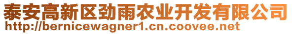 泰安高新區(qū)勁雨農(nóng)業(yè)開發(fā)有限公司