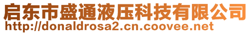 啟東市盛通液壓科技有限公司