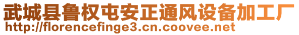 武城縣魯權(quán)屯安正通風(fēng)設(shè)備加工廠