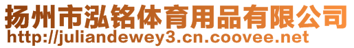揚(yáng)州市泓銘體育用品有限公司