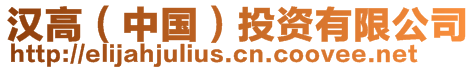 漢高(中國)投資有限公司