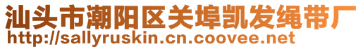 汕頭市潮陽區關埠凱發繩帶廠