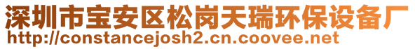 深圳市宝安区松岗天瑞环保设备厂