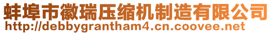 蚌埠市徽瑞壓縮機(jī)制造有限公司