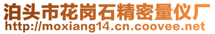 泊頭市花崗石精密量儀廠