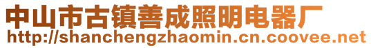 中山市古鎮(zhèn)善成照明電器廠