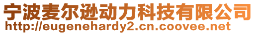 寧波麥爾遜動力科技有限公司