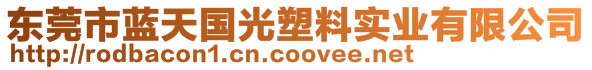 东莞市蓝天国光塑料实业有限公司