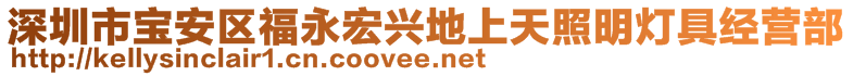 深圳市寶安區(qū)福永宏興地上天照明燈具經(jīng)營(yíng)部