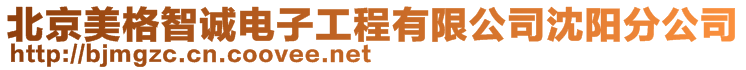 北京美格智誠(chéng)電子工程有限公司沈陽分公司