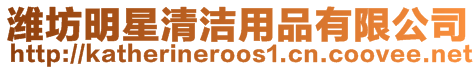 濰坊明星清潔用品有限公司