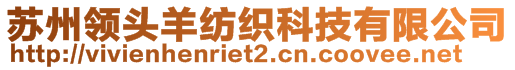 蘇州領(lǐng)頭羊紡織科技有限公司