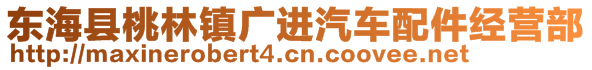 東?？h桃林鎮(zhèn)廣進(jìn)汽車配件經(jīng)營(yíng)部