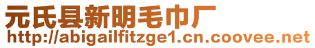 元氏縣新明毛巾廠