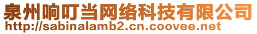 泉州響叮當網(wǎng)絡(luò)科技有限公司