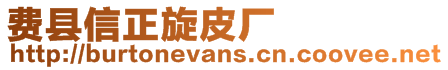 費(fèi)縣信正旋皮廠