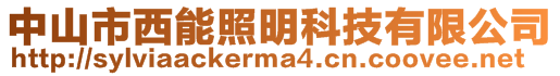 中山市西能照明科技有限公司