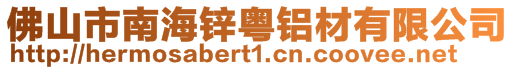 佛山市南海鋅粵鋁材有限公司