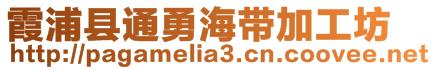 霞浦縣通勇海帶加工坊