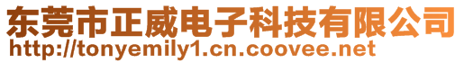 東莞市正威電子科技有限公司