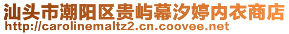 汕頭市潮陽區(qū)貴嶼幕汐婷內(nèi)衣商店